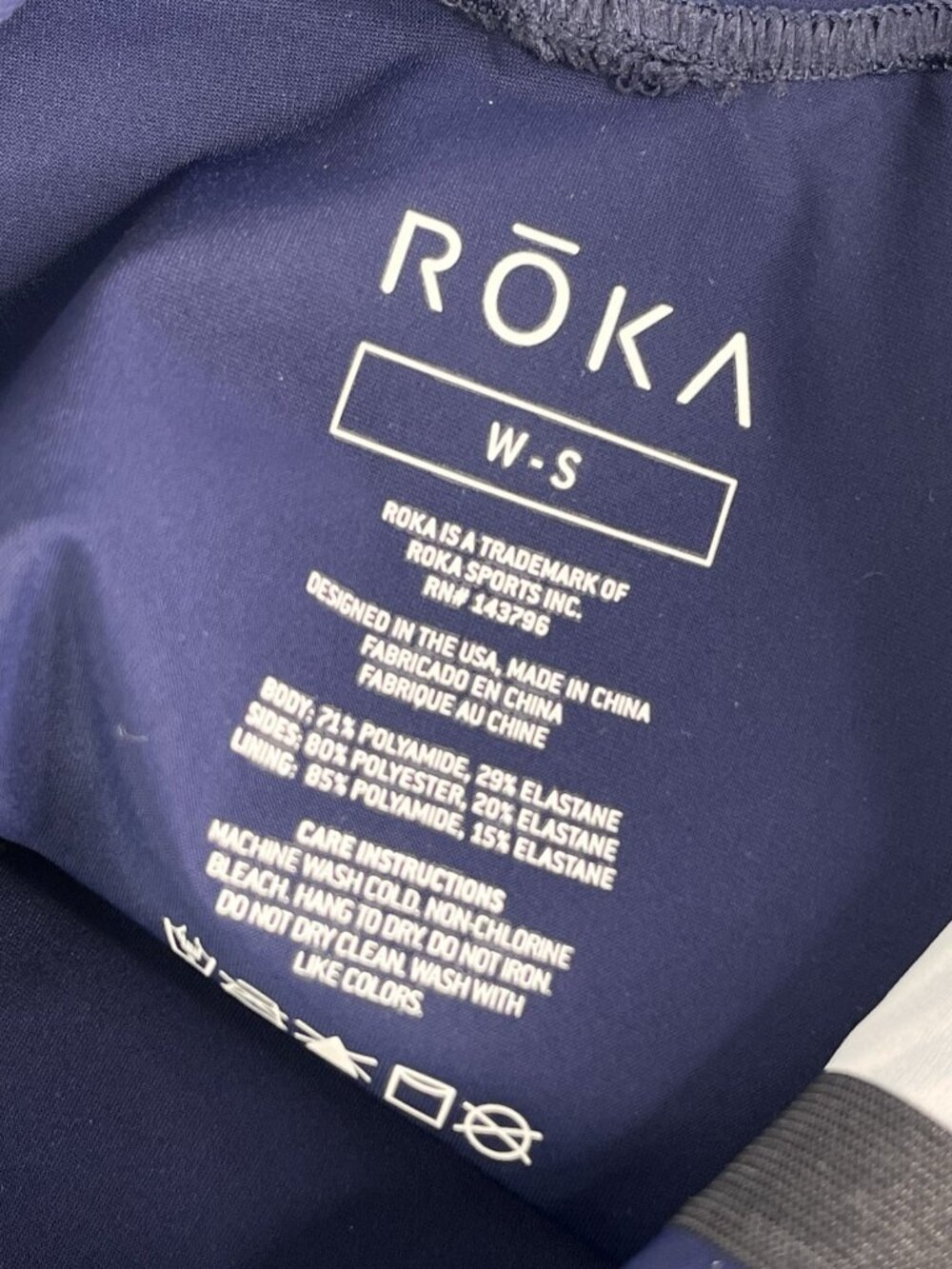 ROKA Women's USA Theme Open Back USAT Tri Suit NWT Small - Picture 4 of 5